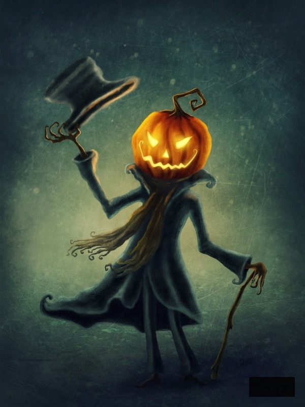 Pumpkin Head Man Halloween Printable