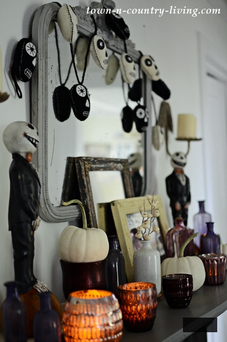 Halloween Mantel and Home Tour