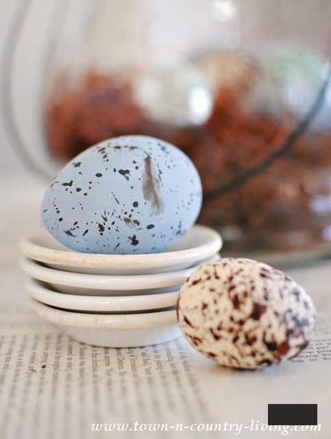 DIY Speckled Eggs