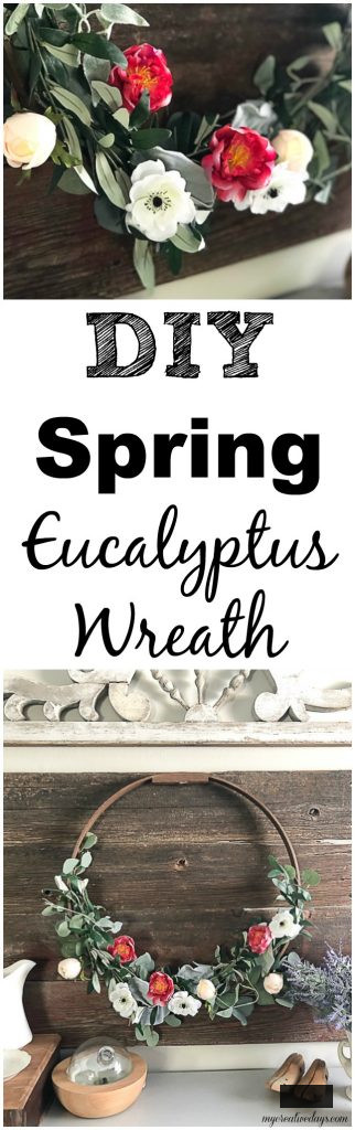 If you are seeking an effortless way to embrace spring, this simple, DIY spring eucalyptus wreath is the ideal representation for the new season.