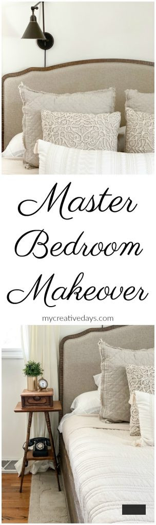 A master bedroom makeover to transform our space into a retreat after a long day. Sources, projects, and links included.