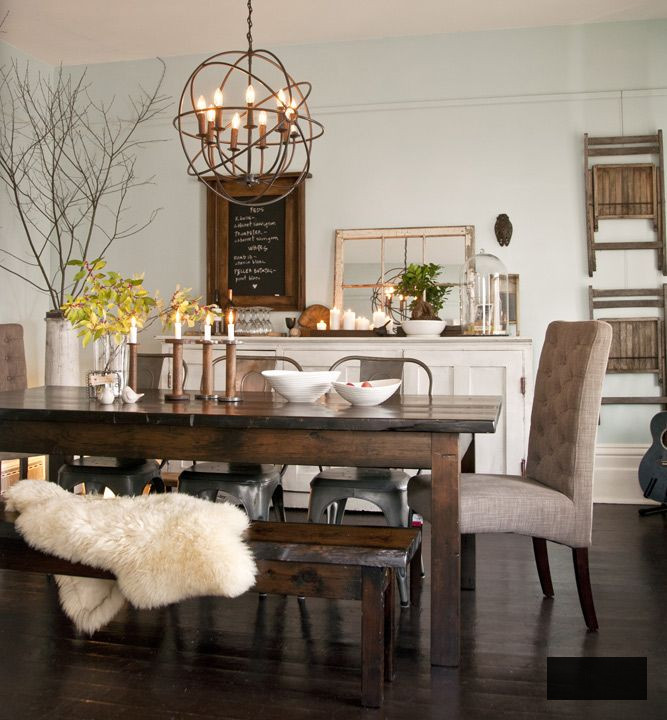 Rustic Dining Room Idea 3