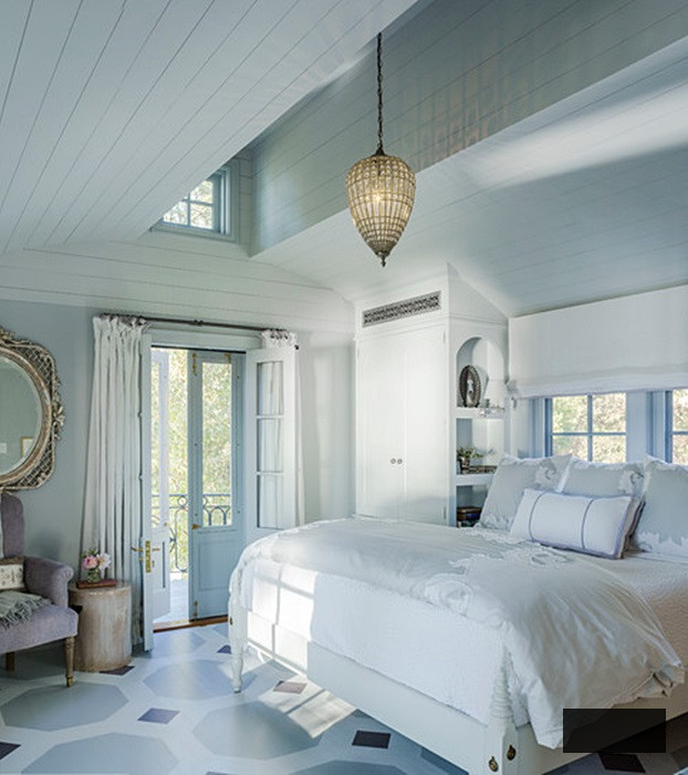 Farmhouse Bedroom in Cream and White