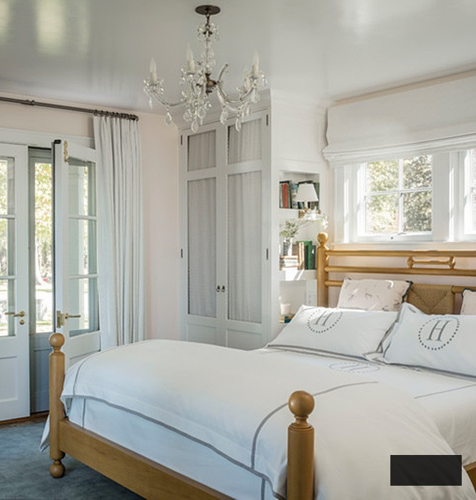 Farmhouse Bedroom in Cream and White