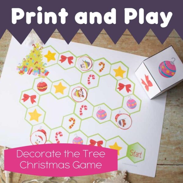 print and play game from rainy day mum purchase in the store a christmas tree decorating board game for preschool