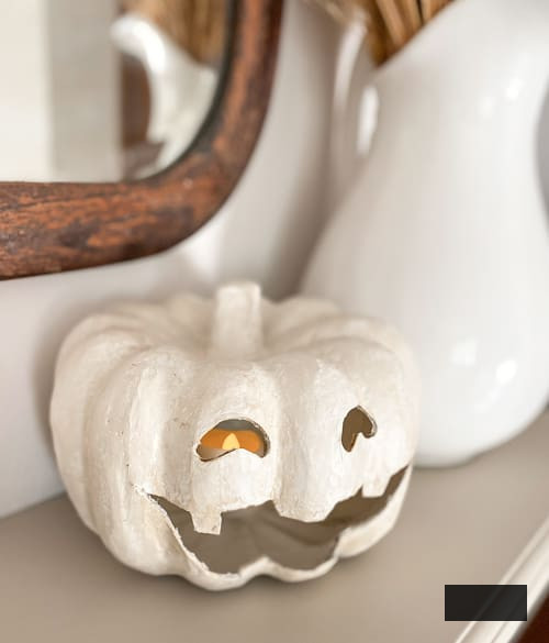 This DIY Jack-O-Lantern Tealight Holder is an easy project that will give you the look of an expensive holder for a fraction of the cost.