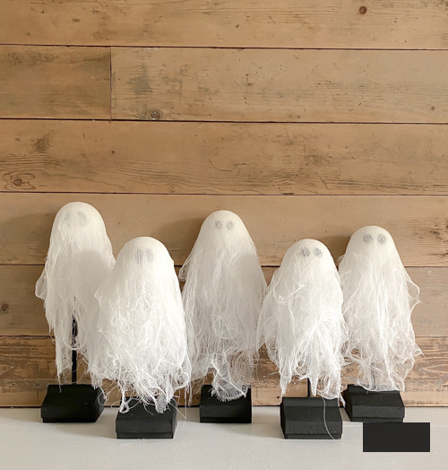 Create charming DIY tabletop ghosts for Halloween with our easy tutorial. Learn to make spooky yet adorable ghost decorations using simple materials at home.