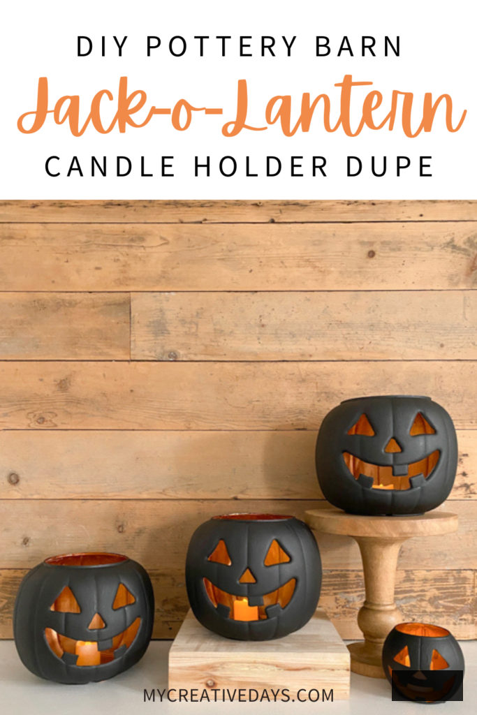 Craft chic Halloween decor with DIY Pottery Barn Jack-O-Lantern replica. Achieve the upscale appearance for under $5 using plastic buckets, paint, and LED lights.