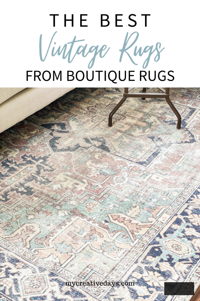 The finest vintage rugs from Boutique Rugs bring timeless elegance to any space. Discover my top selections and additional vintage-style alternatives with an exclusive discount within!