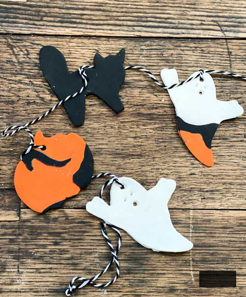 Craft a spooky DIY Halloween Clay Garland with our simple step-by-step tutorial. Ideal for enhancing your Halloween decorations with a personal touch this season!