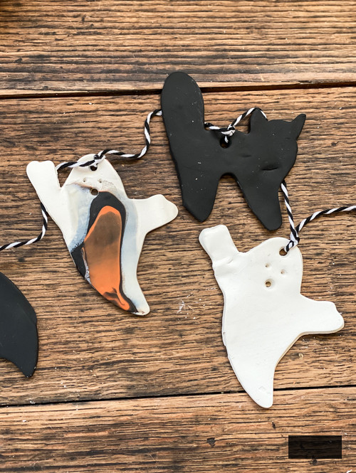 Craft a spooky DIY Halloween Clay Garland with our simple step-by-step tutorial. Ideal for enhancing your Halloween decorations with a personal touch this season!