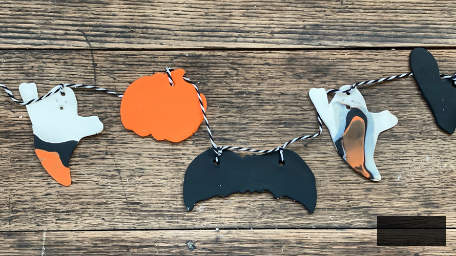 Craft a spooky DIY Halloween Clay Garland with our simple step-by-step tutorial. Ideal for enhancing your Halloween decorations with a personal touch this season!