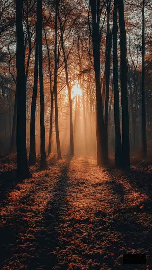 brown nature autumn aesthetic wallpaper