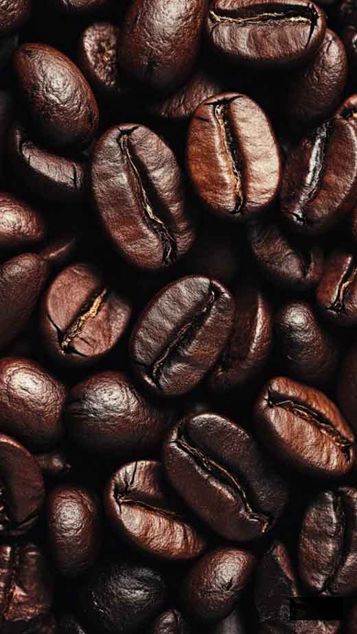 dark brown simple pattern coffee wallpaper for iphone