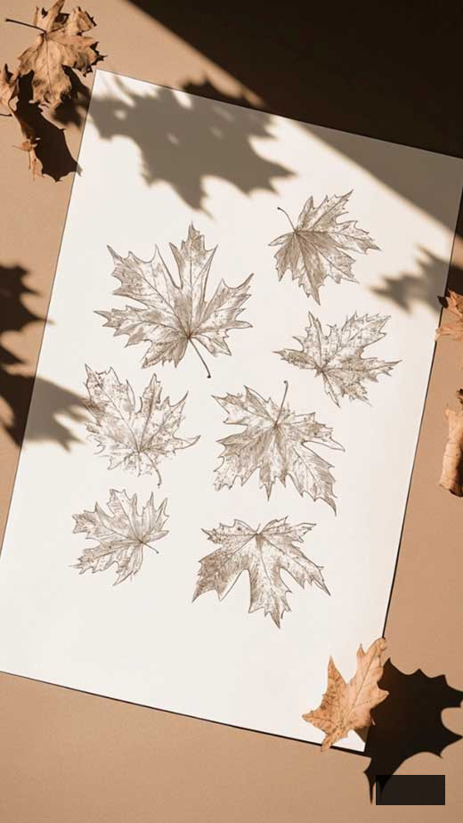 light soft brown aesthetic wallpaper for iphone with fall leaves vibes
