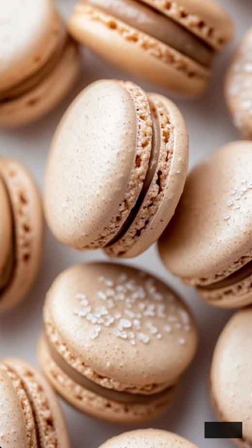 adorable beige brown macaroons aesthetic wallpaper