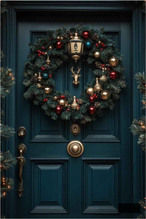 dark academia aesthetic christmas porch