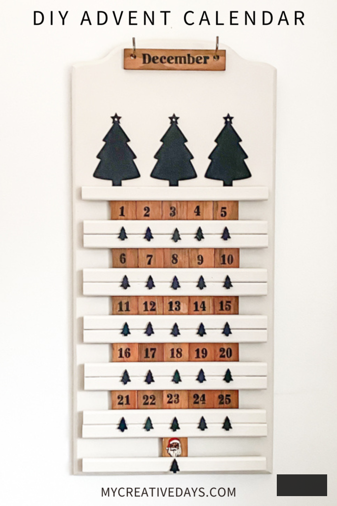 Transform a thrift store find into a festive DIY thrifted advent calendar! This budget-friendly upcycling project is perfect for a creative Christmas countdown.