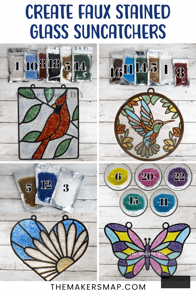 Beginner’s Guide to Faux Stained Glass Sun Catchers with Laser-Cut Wood
