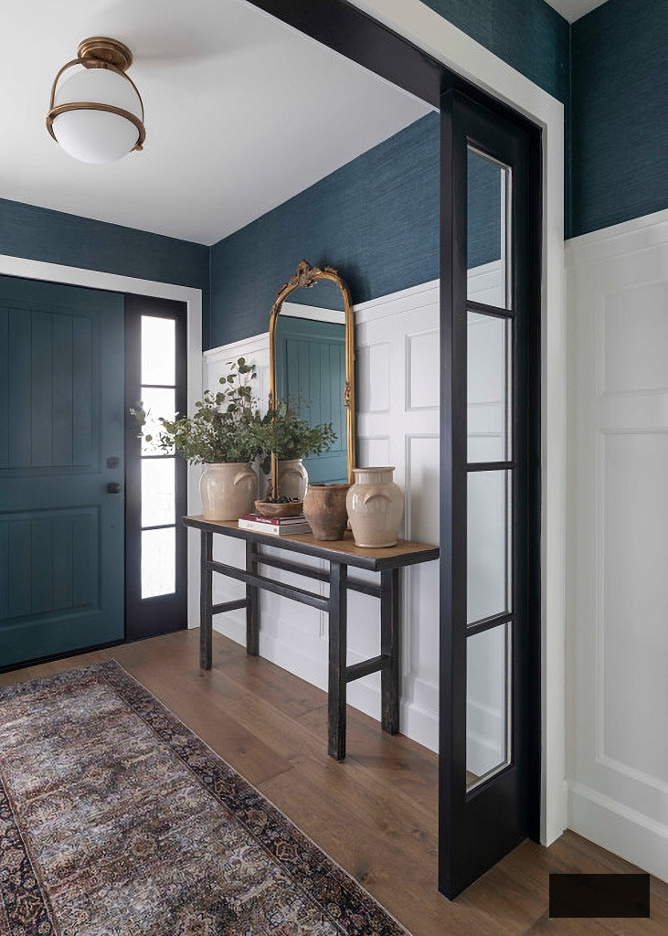 entryway of California ranch home