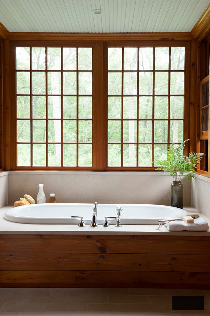 rustic style bathroom