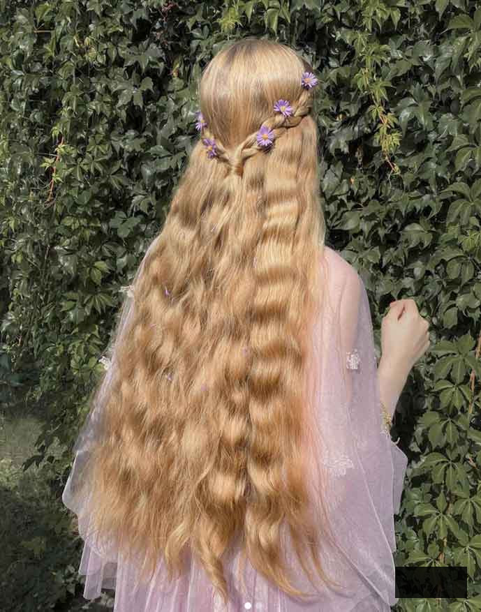fairy elf aesthetic hair