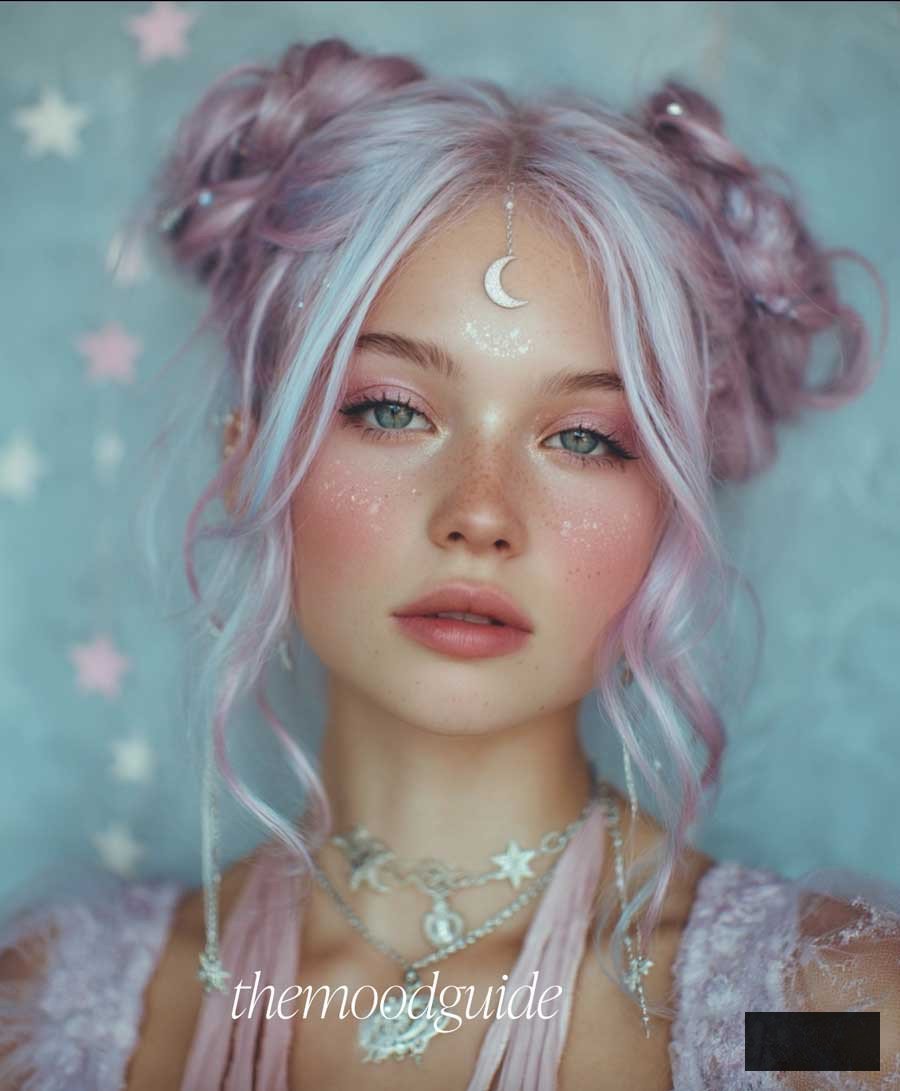 pastel fairy hair