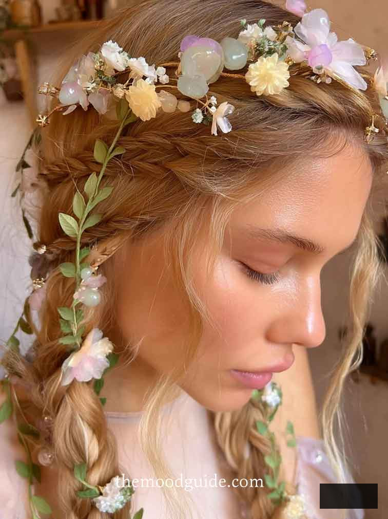 braided fairy hair concept