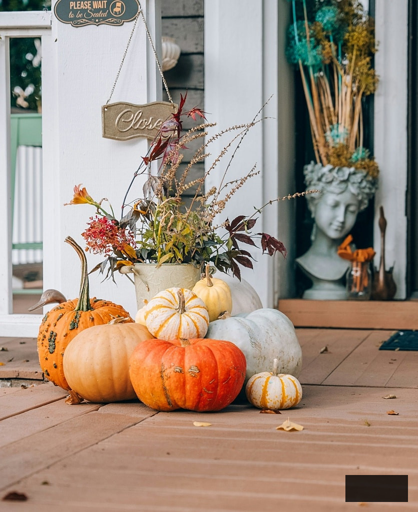 fall front porch