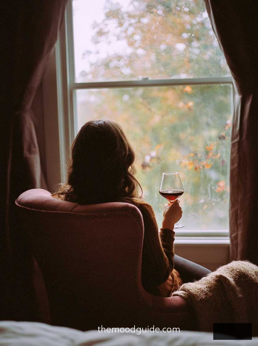 dark academia aesthetic bedroom fall cozy