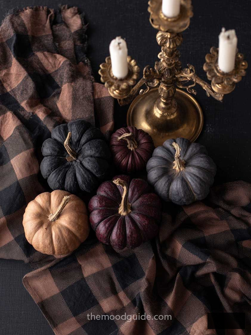 dark academia fall aesthetic color palette
