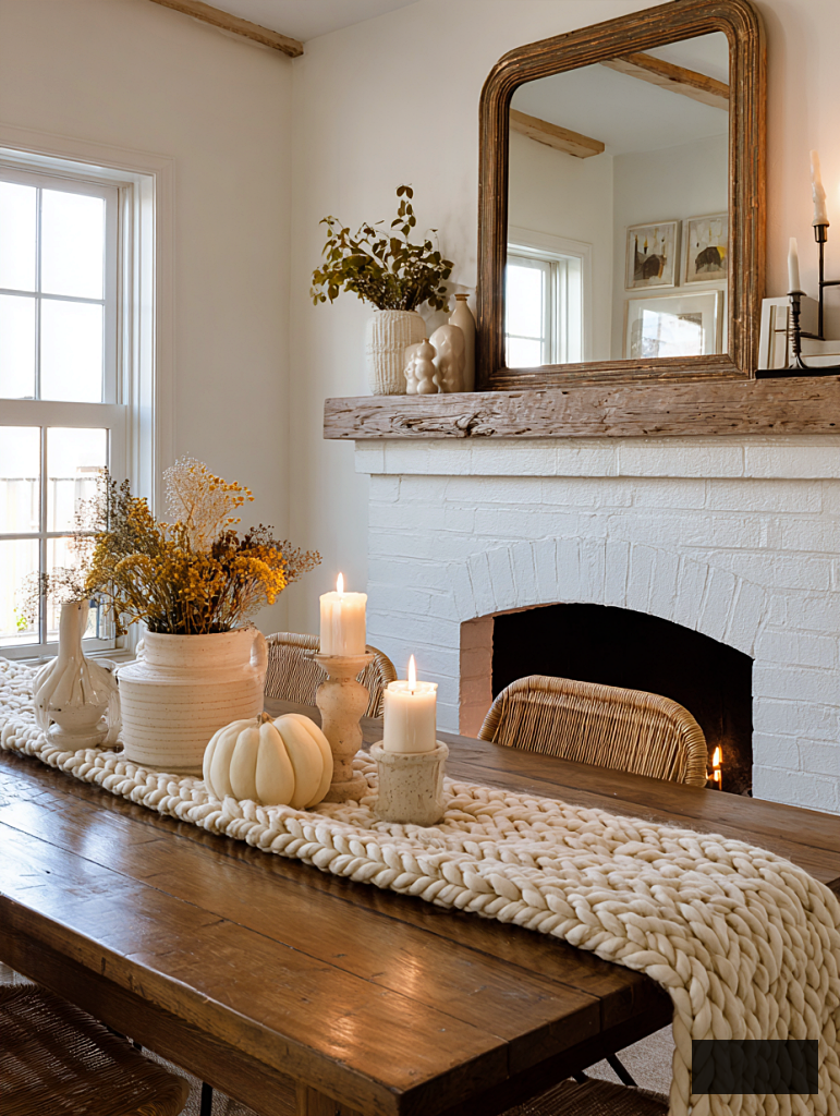 fall dining room