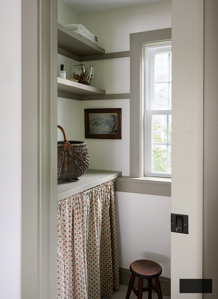 European-inspired home laundry room