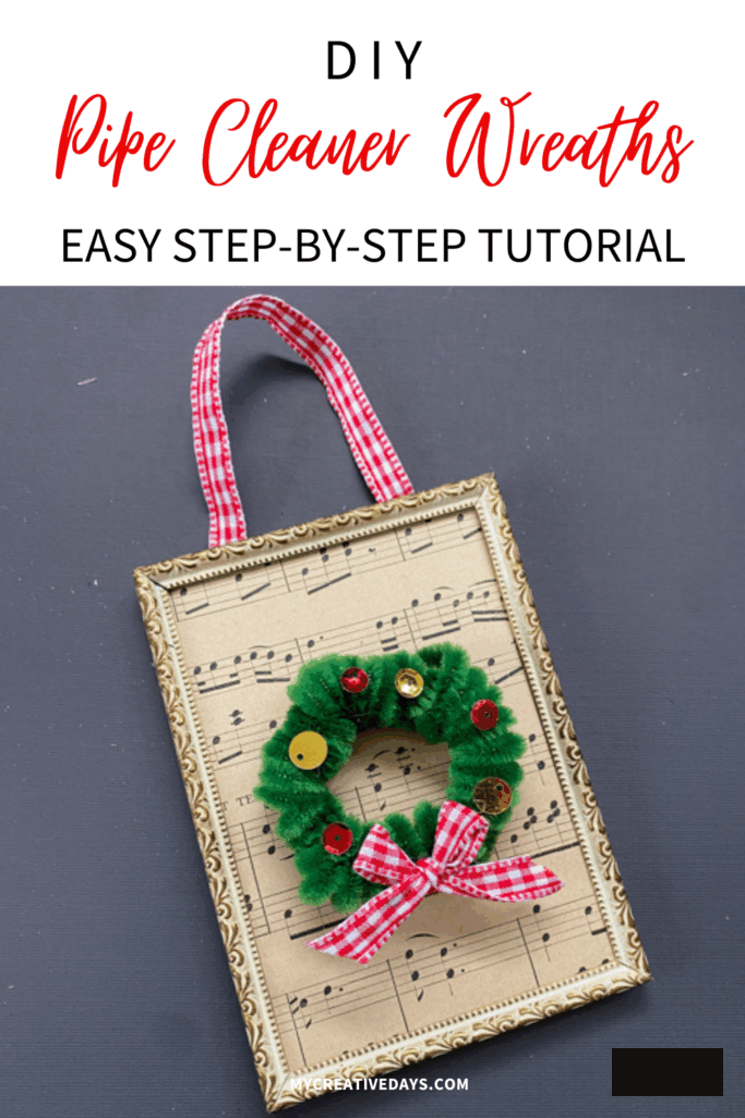 Discover how to construct DIY Pipe Cleaner Wreaths with this straightforward step-by-step guide! Ideal for ornaments, gift tags, and holiday decorations.