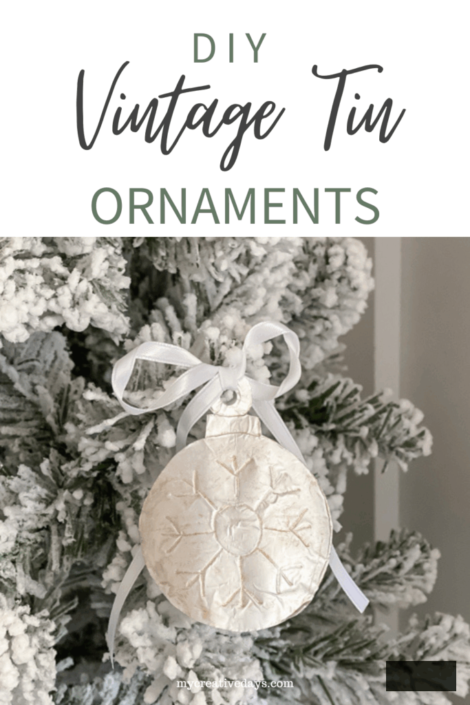 Discover how to create DIY vintage tin ornaments using aluminum foil, cardstock, and paint for an enchanting, antique-themed Christmas appearance.