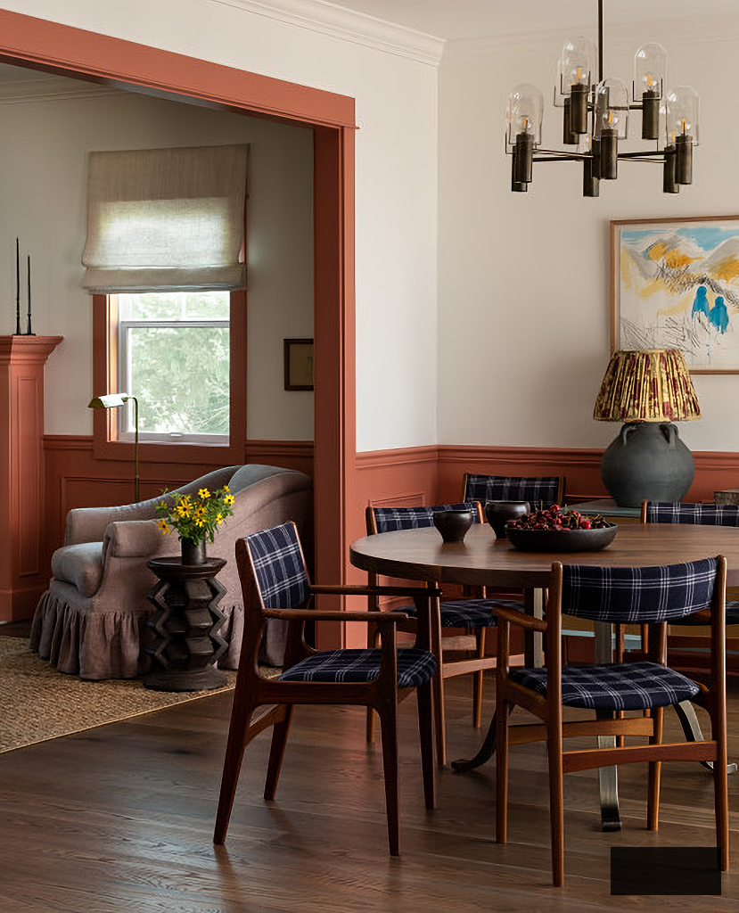 warm tones and textures in fall-inspired room