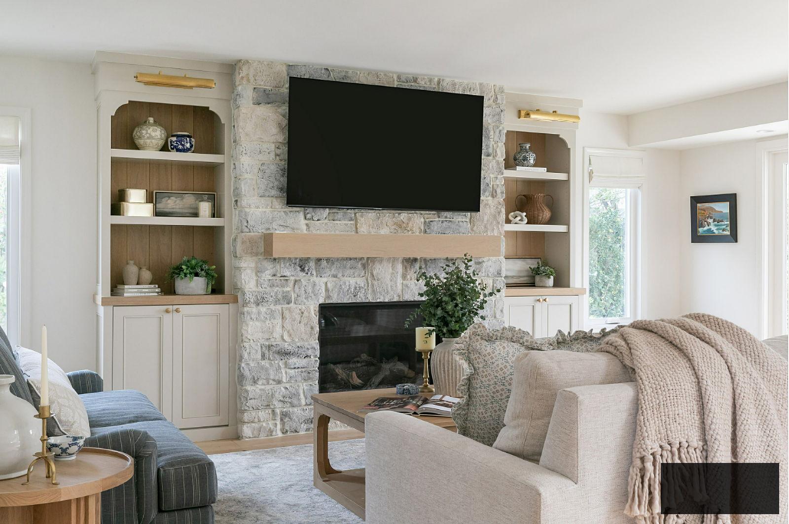 coastal style living area
