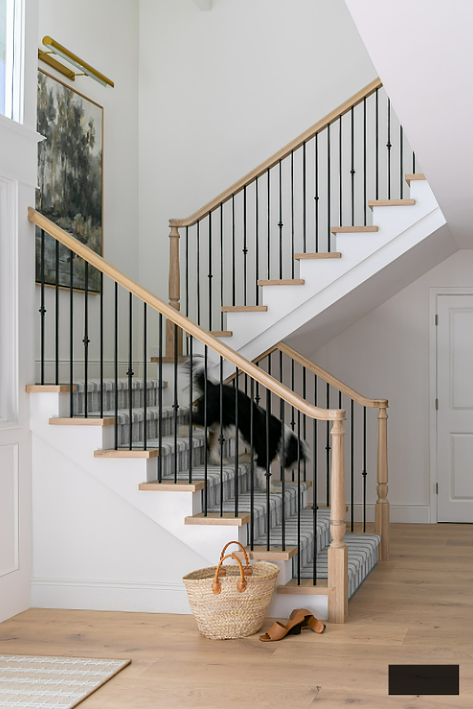 beach style staircase