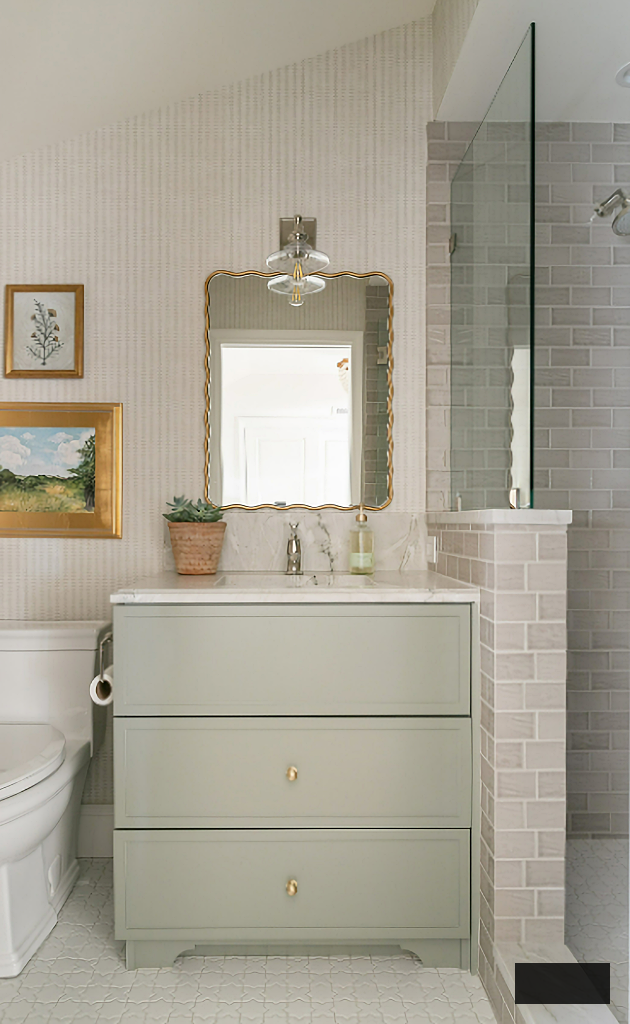 English modern bathroom