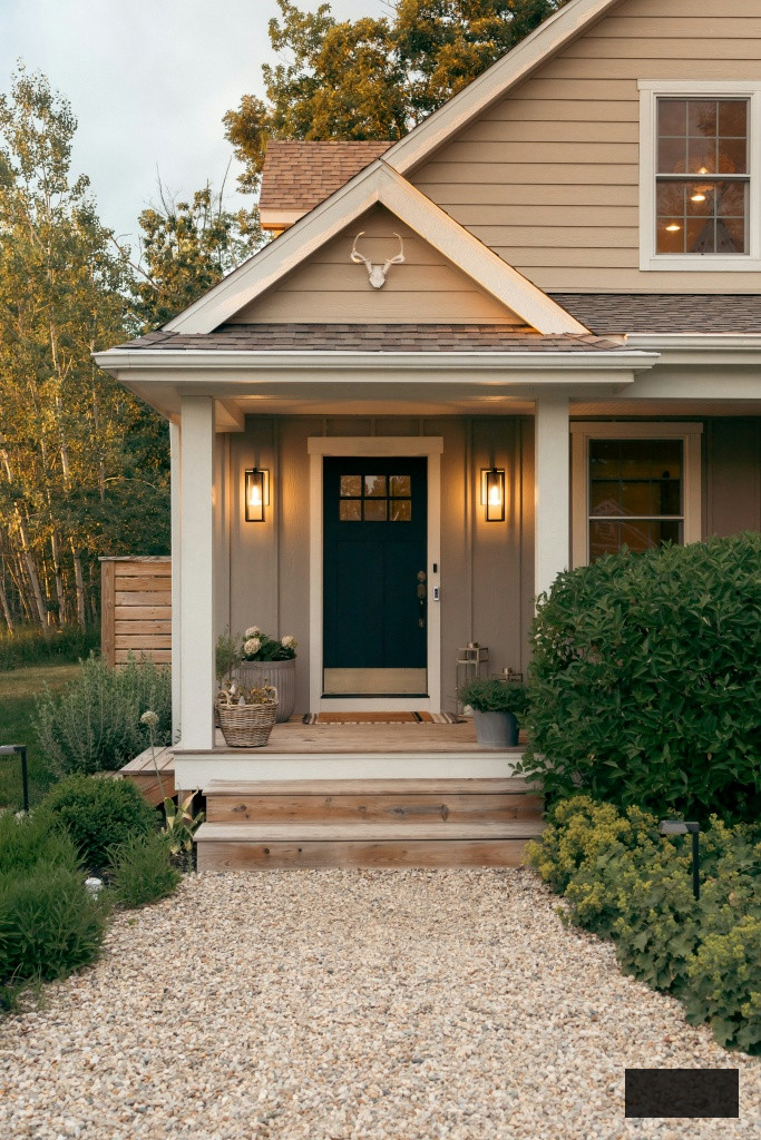 tan bungalow