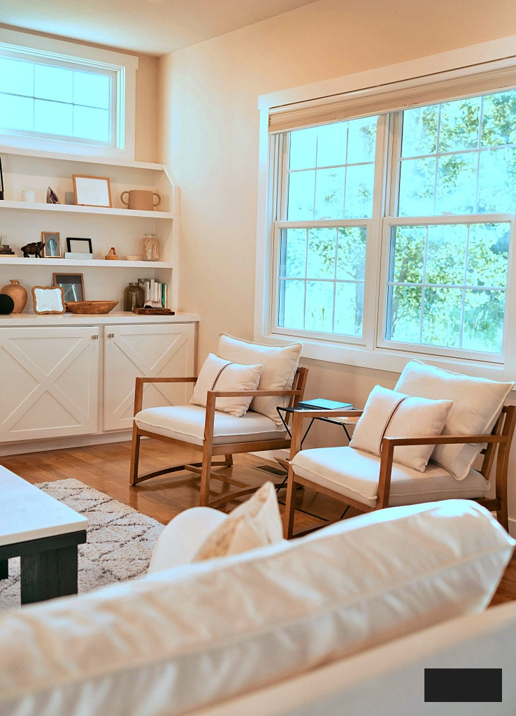 clean and simple living room