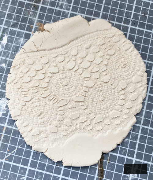 DIY Lace Christmas Decorations crafted with air-dry clay, lace, and basic tools. Simple, elegant, and customizable holiday adornments for your tree.