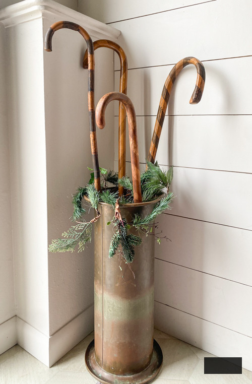 Transform old wooden canes into beautiful Christmas decor with this DIY Wooden Candy Canes tutorial. Simple, budget-friendly, and perfect for holiday decor.
