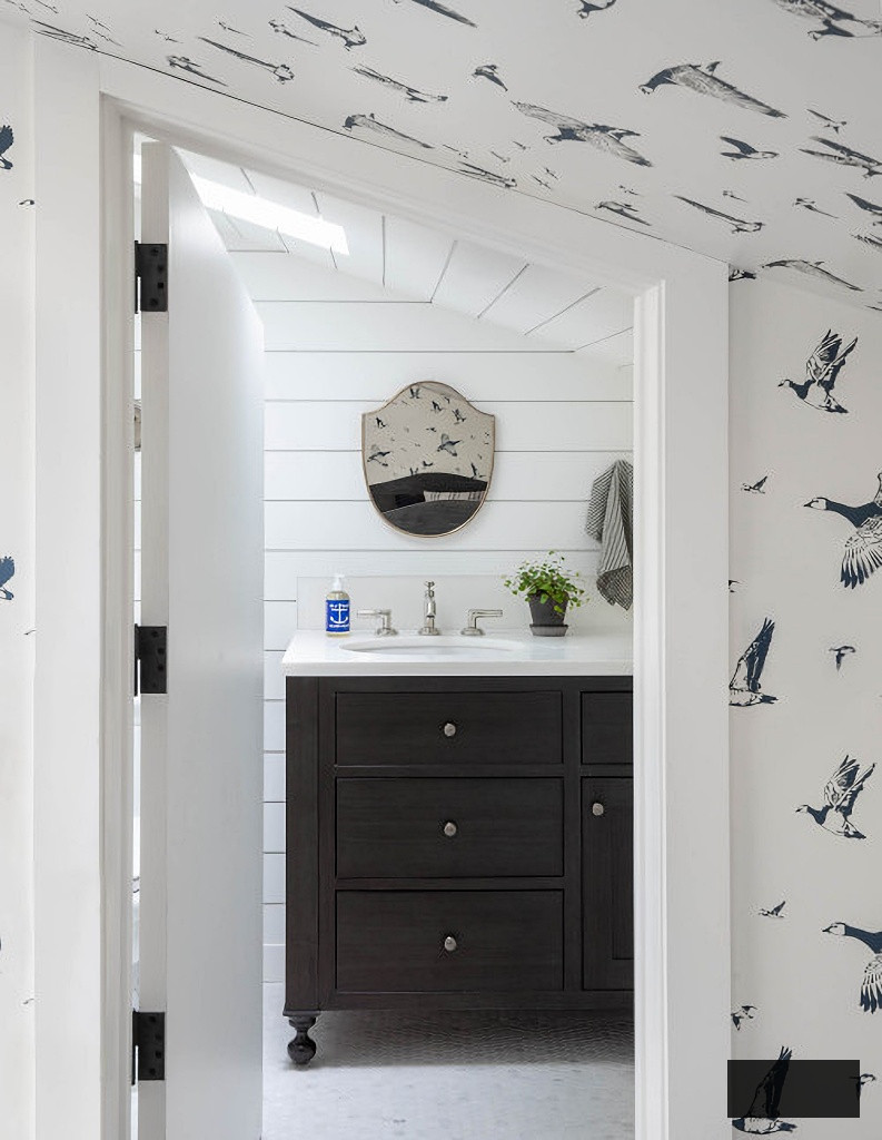 modern country bathroom