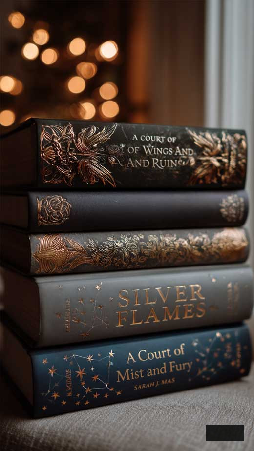 aesthetic books wallpaper acotar inspired