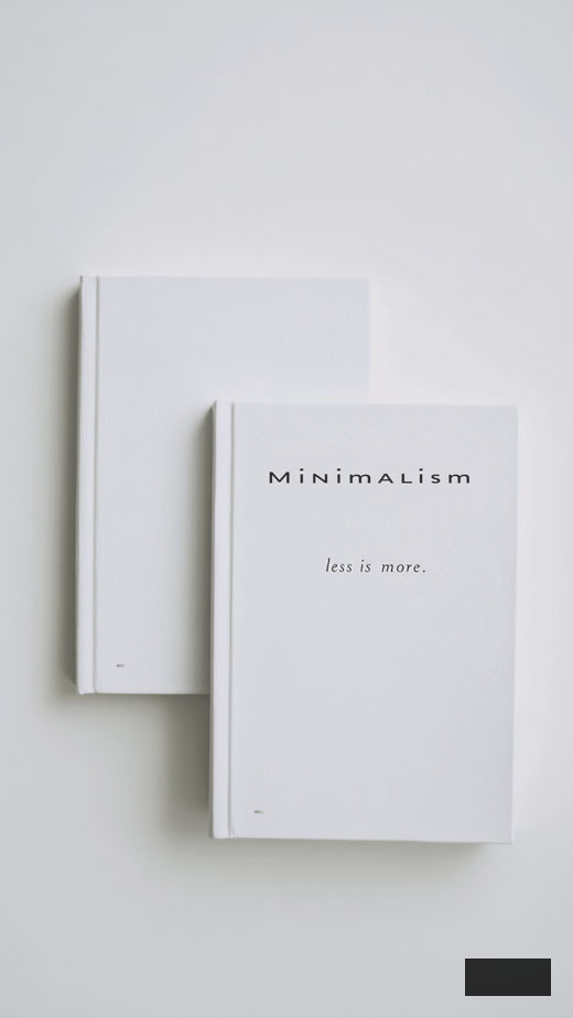 black and white minimalist backdrop
