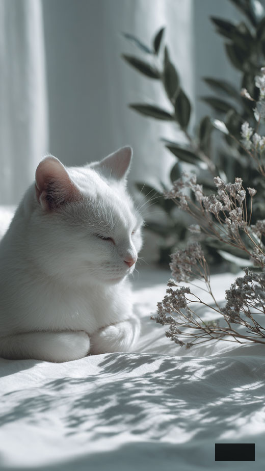adorable white kitten phone wallpaper free hd