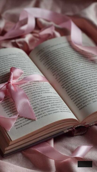 cute coquette book background