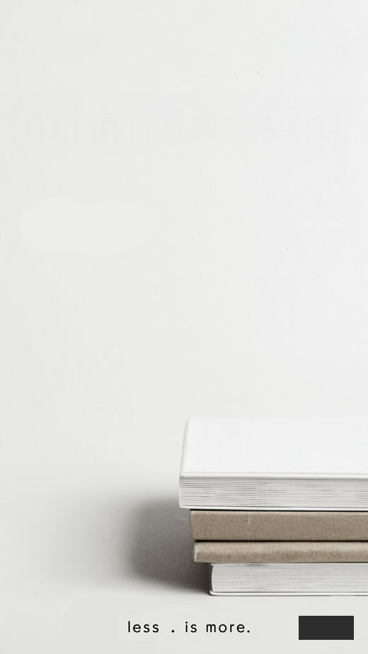 less is more quote minimalist white stylish wallpaper