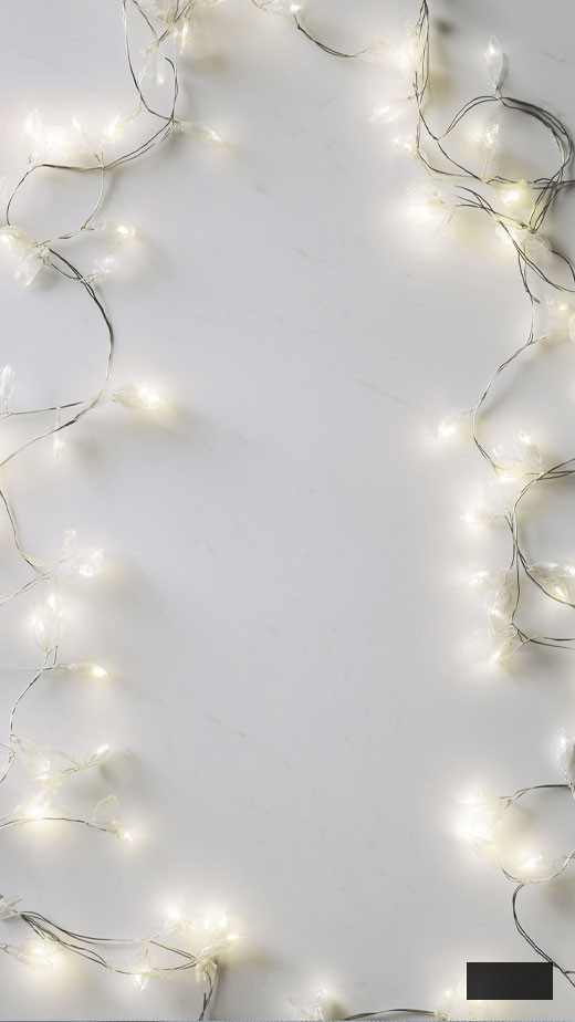 white lights frame wallpaper for phone